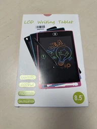 Дитячий графічний кольоровий планшет дошка для малювання BabyShark LCD 8,5 дюймів голубий фото від покупців 2