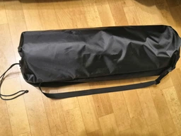 Коврик для йоги, пилатеса и фитнеса EasyFit EF-19192-BK, противоскользящий, NBR, Черный, 180×61×1 см. фото от покупателей 12