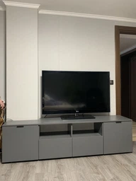 Тумба под ТВ Doros Рон 4 180х38х50 см Графит (DRS-011299)