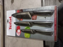 Набір ножів Tefal Comfort 3 предмети для овочів 9 см + 12 см шеф-кухаря 15 см (K221S375) фото від покупців 19