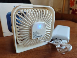 Портативный USB вентилятор с вращением на 360 градусов 3 режима скорости TOPK фото от покупателей 5