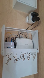 Настенная коробка для роутера Wi-Fi Полка 30*20,5*10 см Белая Украина фото от покупателей 2