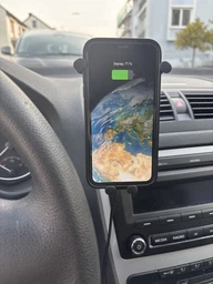 Держатель для телефона в машину Baseus Stable Gravitational Car Mount Air Outlet (4.7"&nbsp;- 6.7"). Black фото от покупателей 5