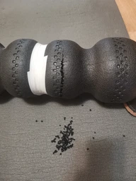 Масажний ролик EasyFit SlateShaper 45 см чорний фото від покупців 4
