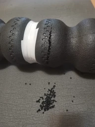 Масажний ролик EasyFit SlateShaper 45 см чорний фото від покупців 3