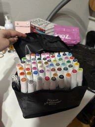 Двосторонні маркери для малювання та скетчингу Touch Multicolor набір на спиртовій основі 40 штук фото від покупців 8