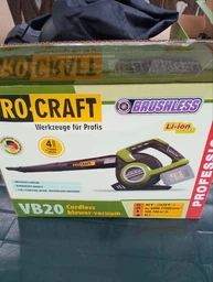 Акумуляторний пилосос-повітродувка Procraft VB20 з акумулятором 2 х 20/4 та зарядним 20/2