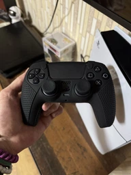 Захисний силіконовий чохол Dobe TP5-0559 Dark Green для геймпаду Sony DualSense (PS5) + накладки на стіки фото від покупців 8