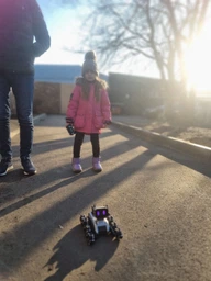Робот детская собака интерактивная аккумуляторная игрушка для детей с музыкой LED подсветкой фото от покупателей 5