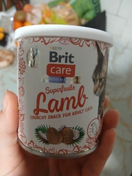 Лакомство для кошек Brit Care Cat Snack Superfruits Lamb ягненок 100 г (8595602555697)
