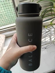 Спортивная термобутылка 1 л Vitality The Element Bottle (Dark grey) фото от покупателей 4