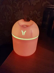 Увлажнитель воздуха с подсветкой аромадифузор портативный увлажнитель воздуха в машину ароматический диффузор USB ночник в детскую ночник аромадифузор Humidifier 250ml White Hofmy QW-18 фото от покупателей 6