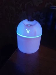Увлажнитель воздуха с подсветкой аромадифузор портативный увлажнитель воздуха в машину ароматический диффузор USB ночник в детскую ночник аромадифузор Humidifier 250ml White Hofmy QW-18 фото от покупателей 3