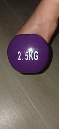 Гантель вінілова PowerPlay 4125 Achilles 2.5 кг. Фіолетова (1шт.) фото від покупців 1