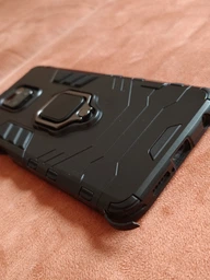 Чохол Iron Ring для Xiaomi Redmi Note 9 Pro броньований бампер Red Без бренду фото від покупців 8