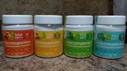 Підсолоджувач (цукрозамінник), бірюз.банка SoloSvit Stevia+, 200 г фото від покупців 4
