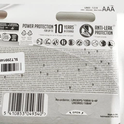 Батарейки Panasonic Everyday Power щелочные AAA блистер, 4 шт (LR03REE/4BP) фото от покупателей 5