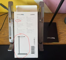 Підставка для навушників OfficePro Aluminum alloy Grey (LS350G) фото від покупців 2