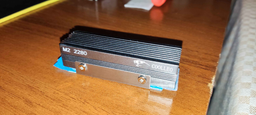 Радиатор охлаждения SSD M.2 2280 + термопрокладки Coolleo CL-SSD-V3 Silver фото от покупателей 2