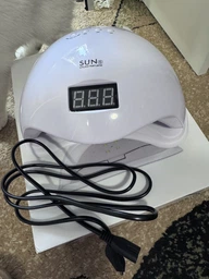 Лампа для маникюра UV+LED SUN 5 White (белая) питание от USB, 48 Вт фото от покупателей 4