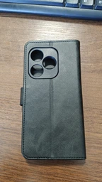 Чохол-книжка Crazy Horse Clasic для Realme GT Neo 6 SE Dark Blue (Front) (63426) фото від покупців 2