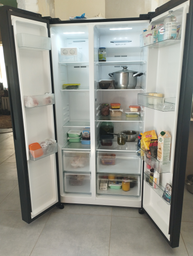 Side-by-side холодильник Gorenje NRR9185EABXL + Вакуумний пакувальник GORENJE VS120E PRO у подарунок! фото від покупців 1