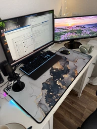 Игровая поверхность WorkPlaceShop TR МРАМОР И ЗОЛОТО 500х1000 мм