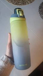 Пляшка KITE для води 760 мл синьо-салатова (K24-1200-3) фото від покупців 8