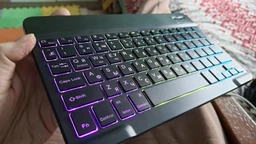 Бездротова Bluetooth Клавіатура Koyo з RGB підсвічуванням для пк, планшета, телефона (унiверсальна) Рус/Eng фото від покупців 1