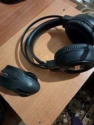 Игровые наушники проводные с микрофоном EK02 геймерские компьютерные 7.1 игровая гарнитура для геймера игр пк телефона планшета LED подсветка фото от покупателей 2