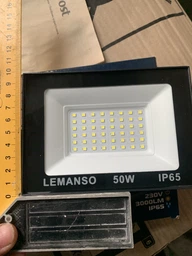 Прожектор світлодіодний LED SMD 50w 6500K IP65 3000LM "Нептун" чорний "LEMANSO" LMP103-50