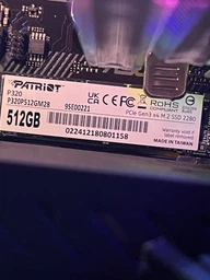 Накопичувач SSD M.2 Patriot P320 1TB NVMe 2280 Gen3.0 x4 3D TLC фото від покупців 18