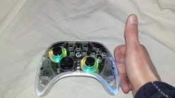Беспроводной геймпад GamePro GPX13T 2.4G/BT 5.1/USB (Switch/PC/iOS/Android) RGB Transparent фото от покупателей 14
