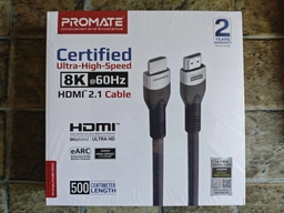 Кабель Promate PrimeLink8K-500 HDMI to HDMI 2.1 UHD HDR 5 м Grey (primelink8k-500.grey) фото от покупателей 2