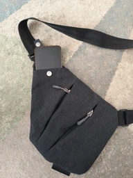Сумка нагрудна Wallaby Сірий 1135 grey 28х22х2 см