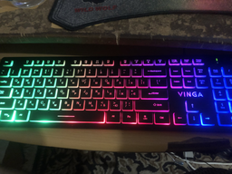 Клавіатура дротова Vinga KB410 USB Black
