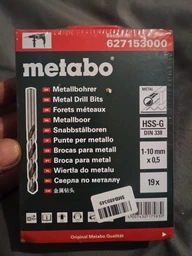 Набір свердл по металу Metabo HSS-G 19 шт (627153000)