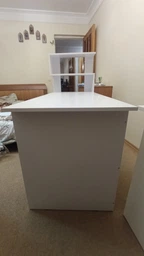 Стол компьютерный с полочками слева RedWood Ванкувер Ш1416*В1226*Г600 Белый RLST24white фото от покупателей 10