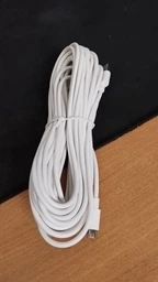 Кабель USB - microUSB 10 метров 0,7 Ампер (Шнур ЮСБ - микроЮСБ) провод белый