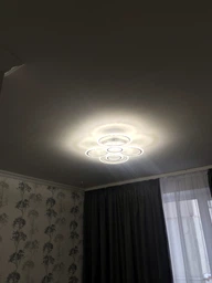 Люстра світлодіодна стельова LUMINARIA EUROPA 100W 6R CHROME/ICE з пультом ДУ для кухні, спальні, вітальні фото от покупателей 1