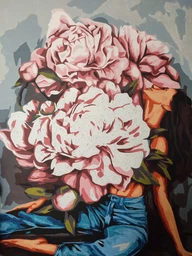 Картина по номерам Brushme Водоворот пионов Дарья Михайлишина 40x50 см (BS53219) (9995482112765) фото от покупателей 1