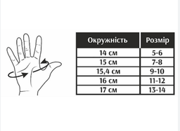 Рукавиці дитячі Grey's з коротким пальцем, гелеві вставки розмір 15 Синій/Чорний (GR18722)