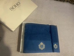Набір 2 махрові рушники Soho для ванної 35x75 + 70x140 см Vip Silver (A160065) фото від покупців 1