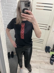 Вишиванка жіноча з візерунком Sol's Regent Women 01825309/312 XL Чорна (3609374947705)