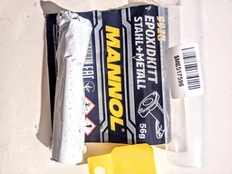 Супершпатлевка на двухкомпонентной основе Mannol Epoxidkit 56 г (9928) фото от покупателей 3