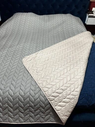 Покрывало Sei Design Warmis Серо-Бежевое Евро 220х240 см Двустороннее Микрофибра (4820227288601)