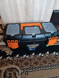 Ящик для инструментов Mano классический с органайзером 16" 410x209x195 мм Черный (C.OR-16) фото от покупателей 16