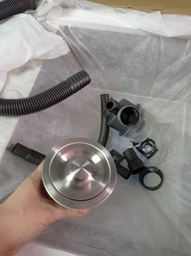 Мойка из нержавеющей стали AQUAMILL 5050 decor + смеситель + дозатор + решетка + сифон фото от покупателей 3