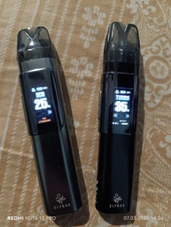 Pod Система Elf Bar ELFX Pro Pod Kit 1200 mAh (Багаторазова електронна сигарета) Purple фото от покупателей 6