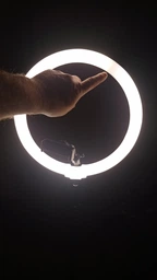 Кольцевая светодиодная LED лампа RGB MJ33 со штативом 2 метра и блютуз пультом для селфи блогеров визажистов салонов профессиональной фотосессий съемки тик тока набор блогера лед кольцо мультиколор разноцветное 33 см фото от покупателей 18